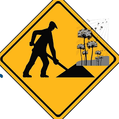 panneau travaux